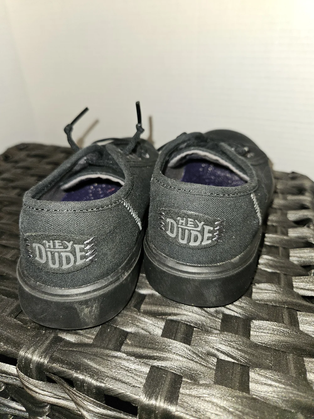 Hey Dude black canvas